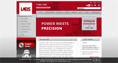 Desktop Screenshot of laeis.eu